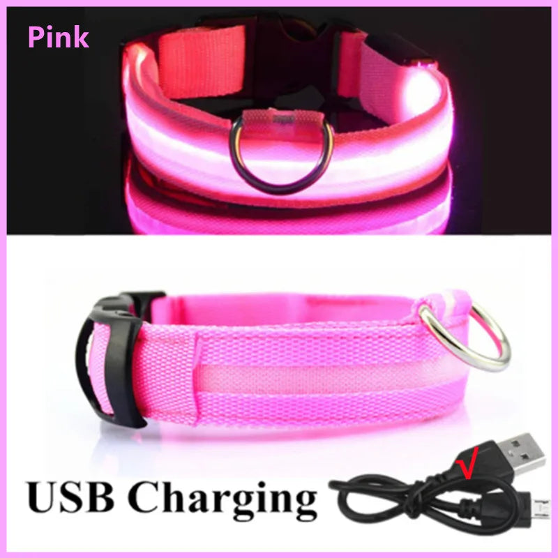 Rechargeable Luminous Pet Collar